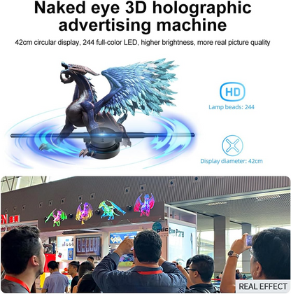 3D Hologram LED Fan Projector